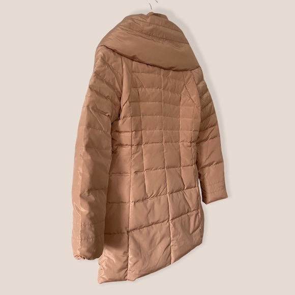 LA Chapelle Rose Pink Puffer Coat - Picture 5 of 8